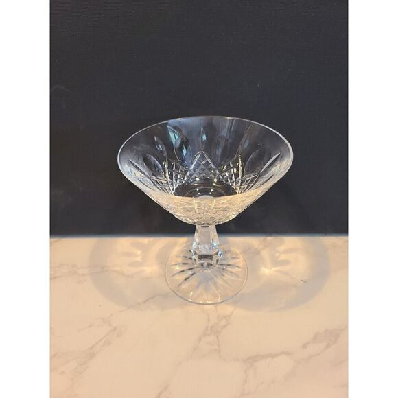 Waterford Crystal Kenmare Champagne Sherbet Glasses 4.¾" Set of (3) EUC - Picture 6 of 13